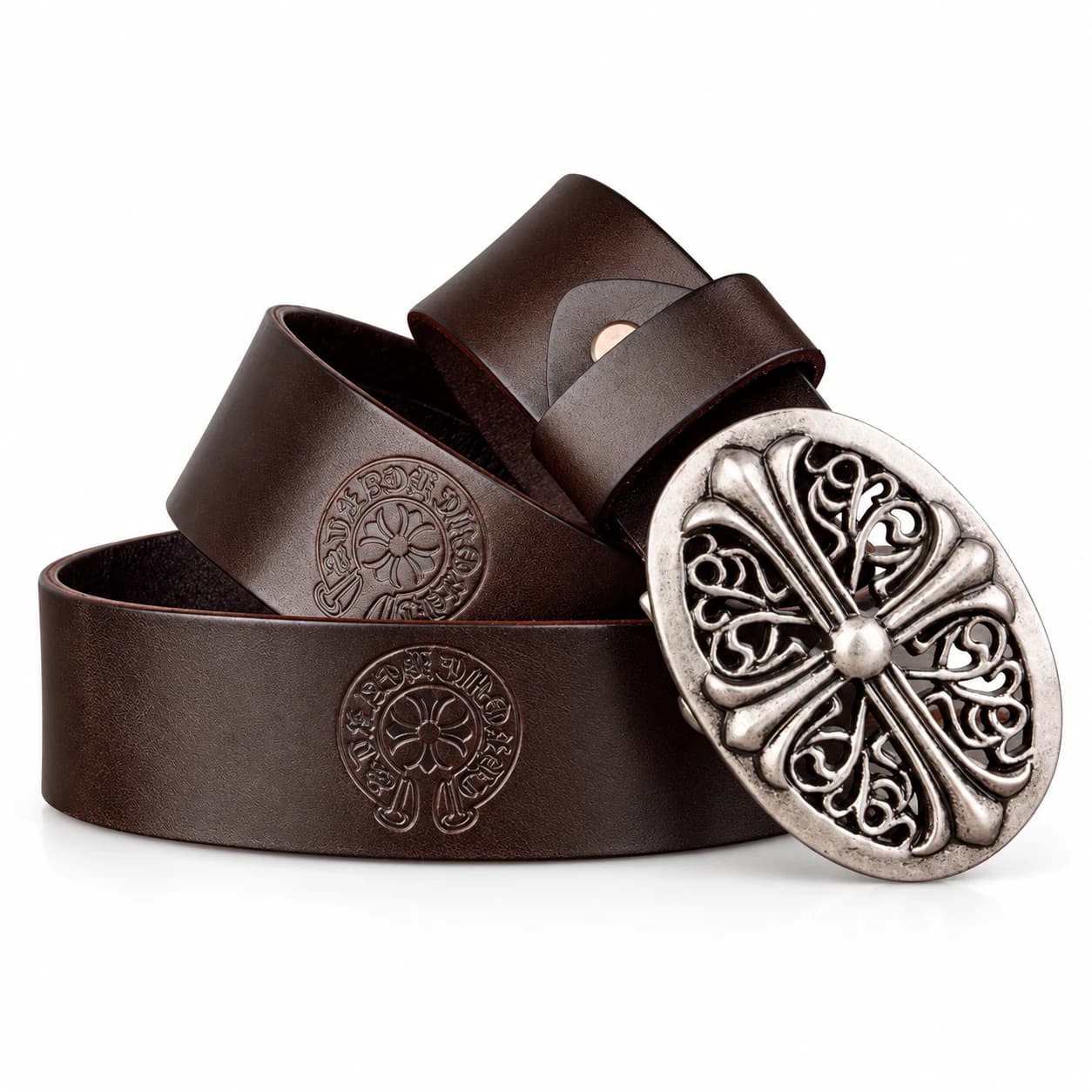 Cross Leather Belt — view 6