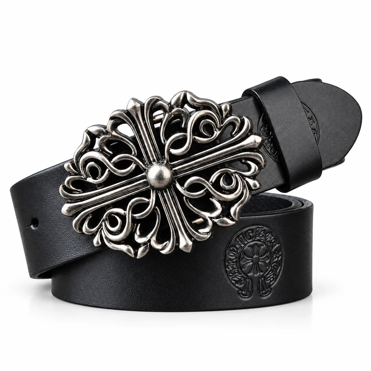 Cross Leather Belt