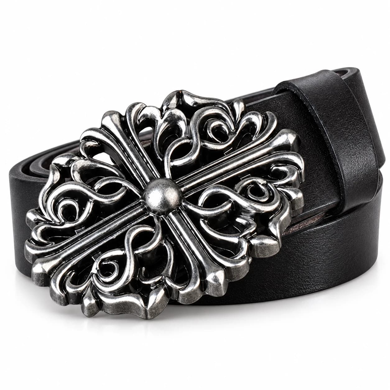 Cross Leather Belt — view 4