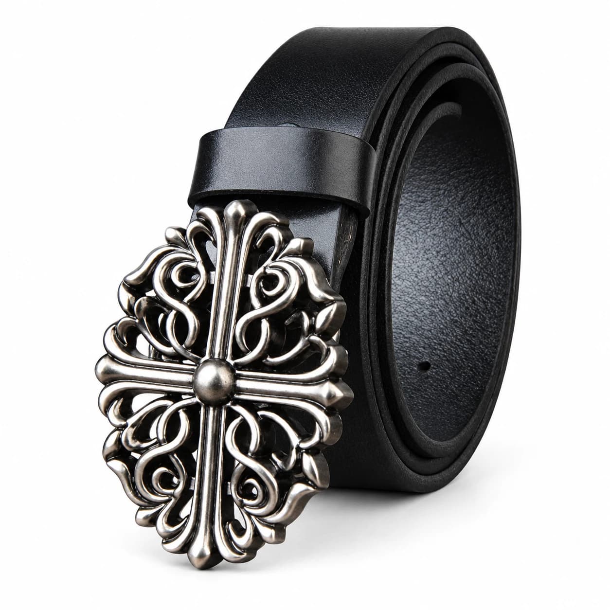 Cross Leather Belt — view 6