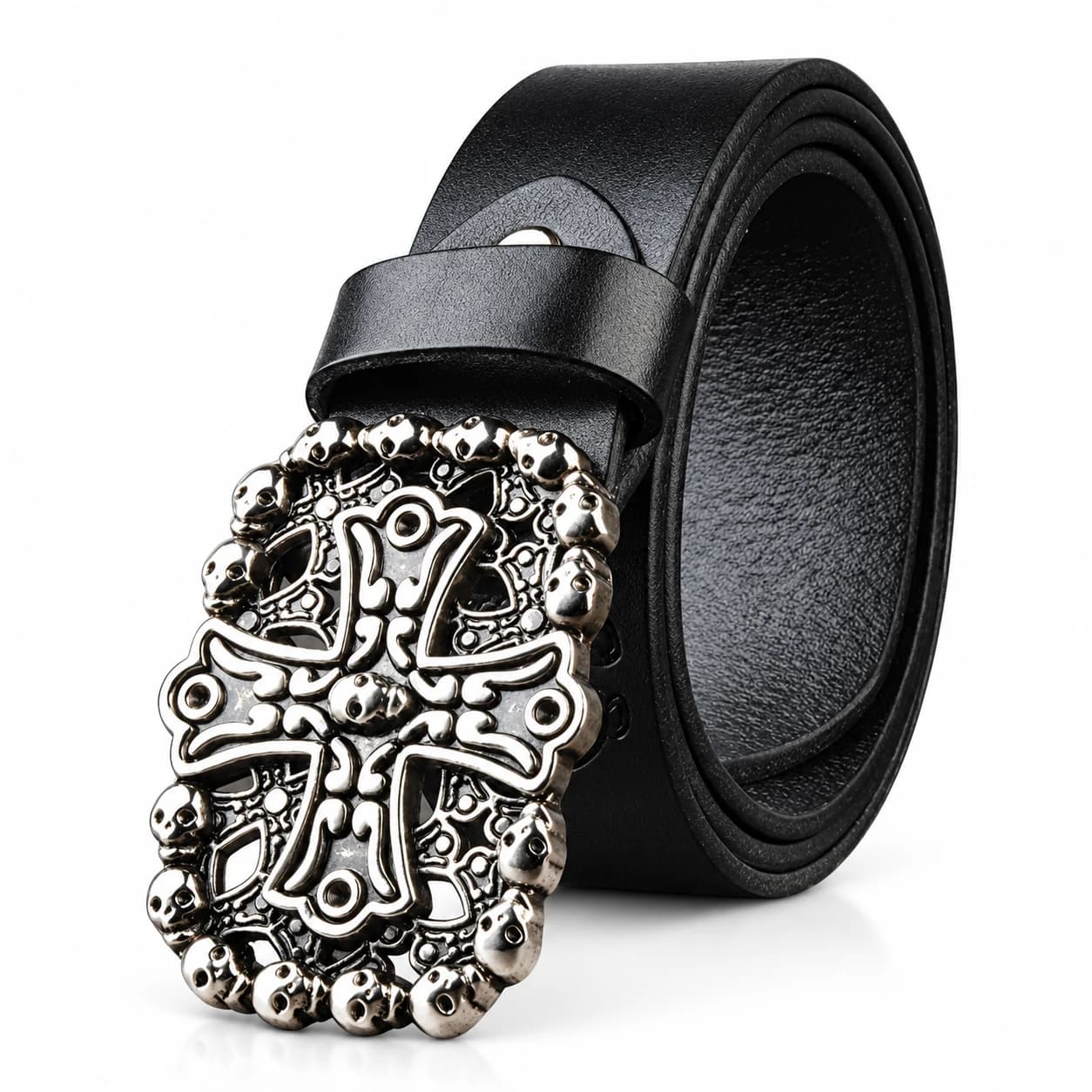 Cross Leather Belt — view 6