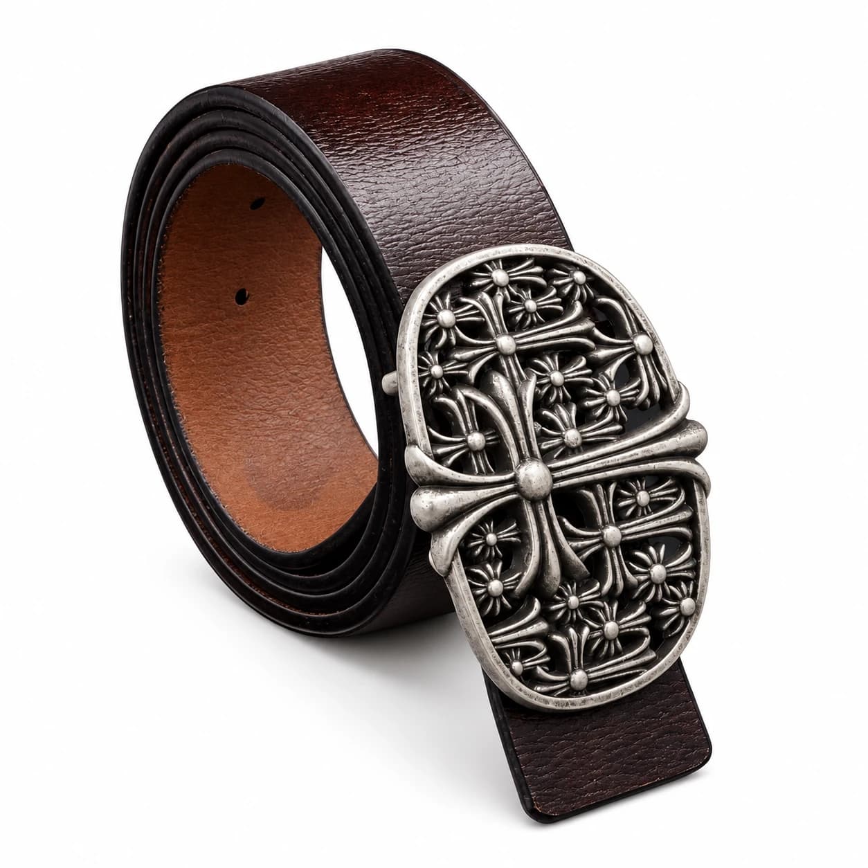 Cross Leather Belt — view 7