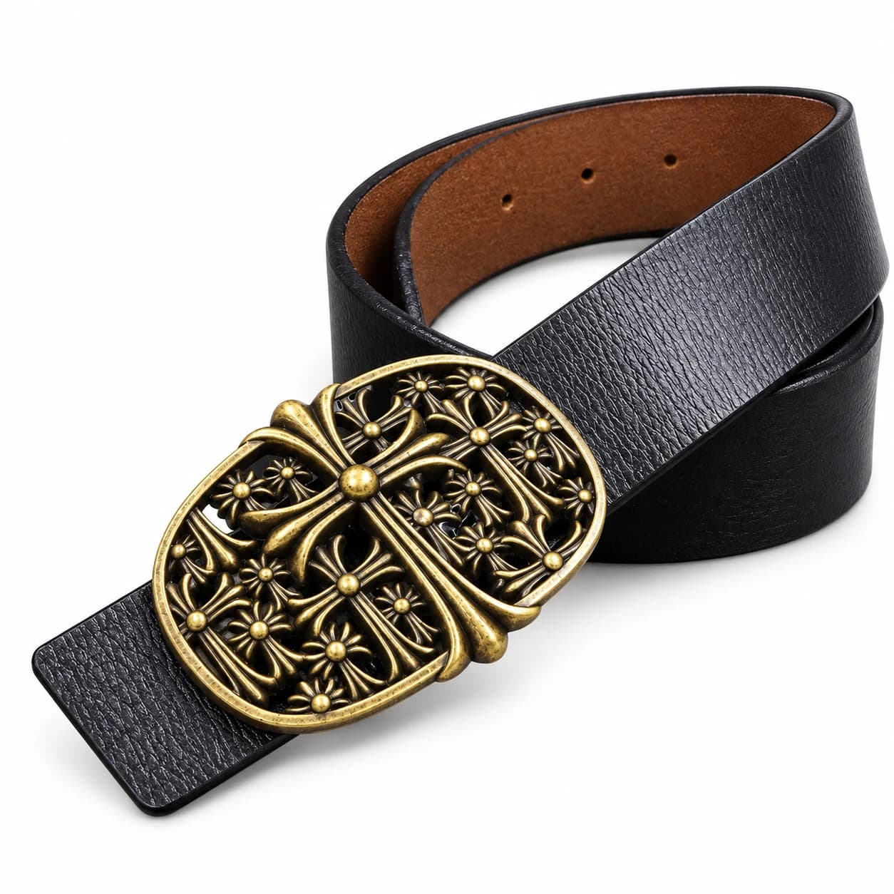 Cross Leather Belt — view 9