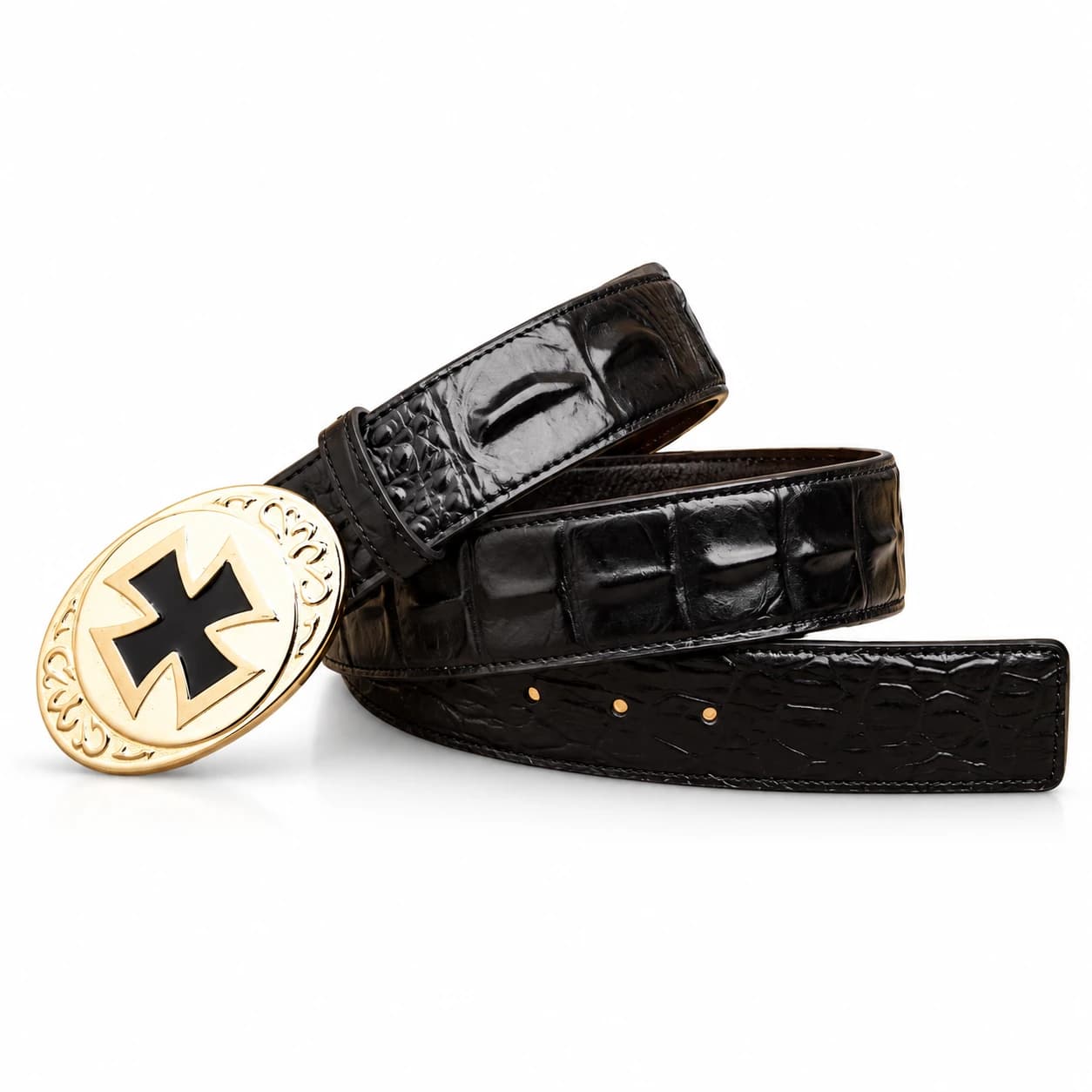 Cross Leather Belt