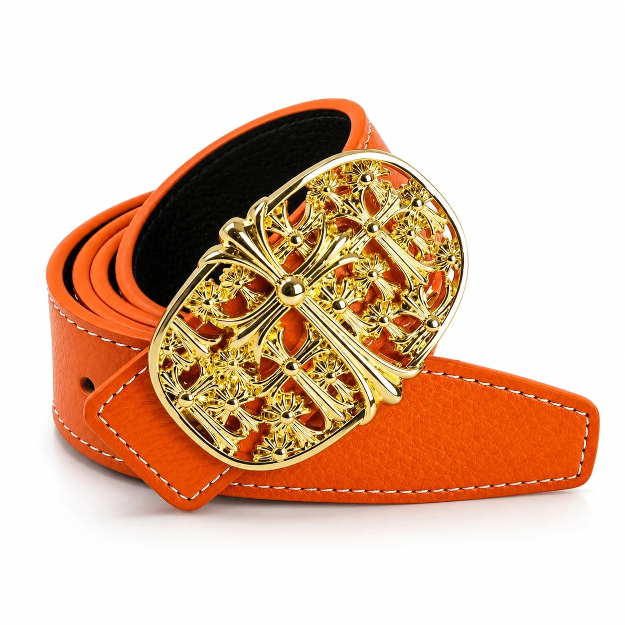 Cross Leather Belt — view 8