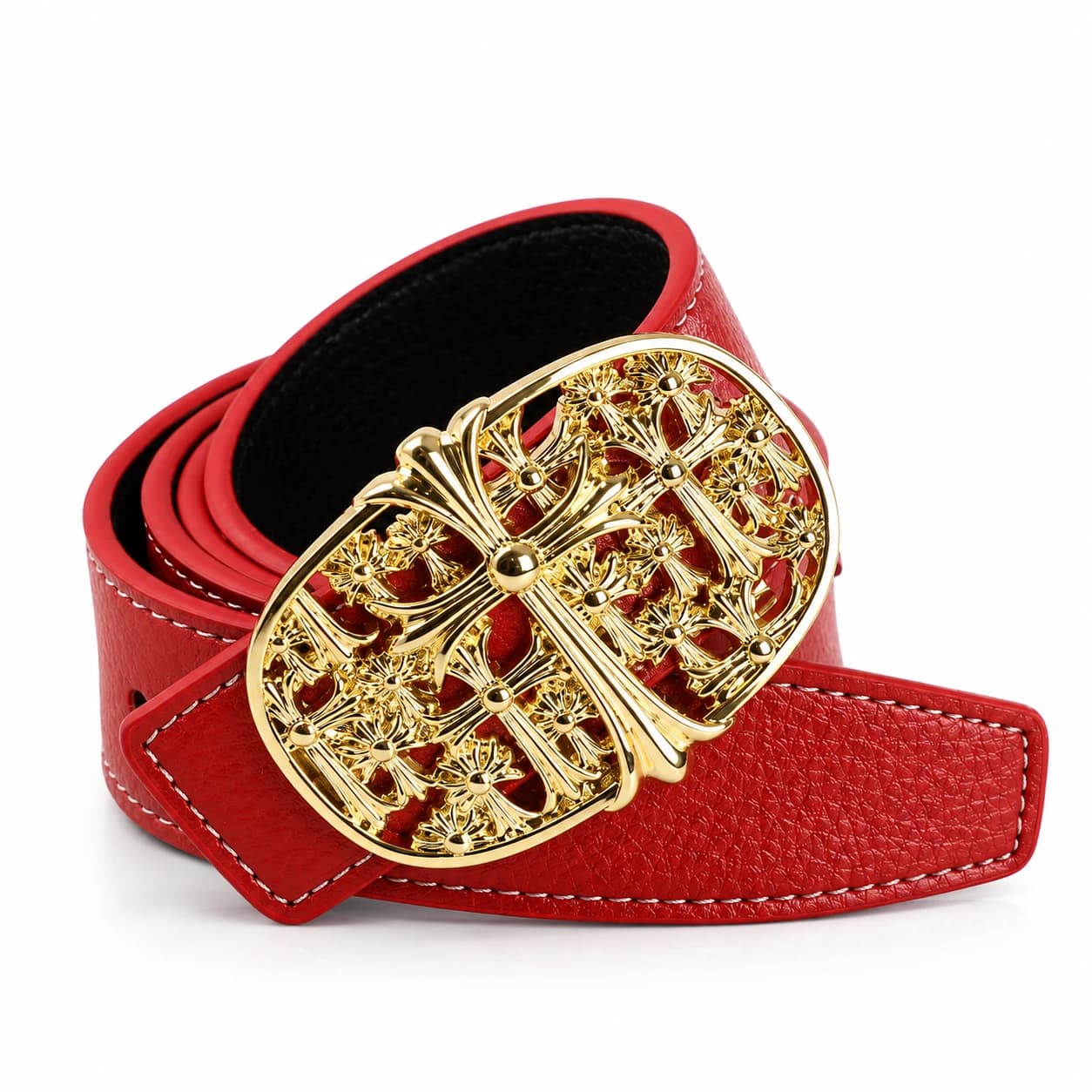 Cross Leather Belt — view 10