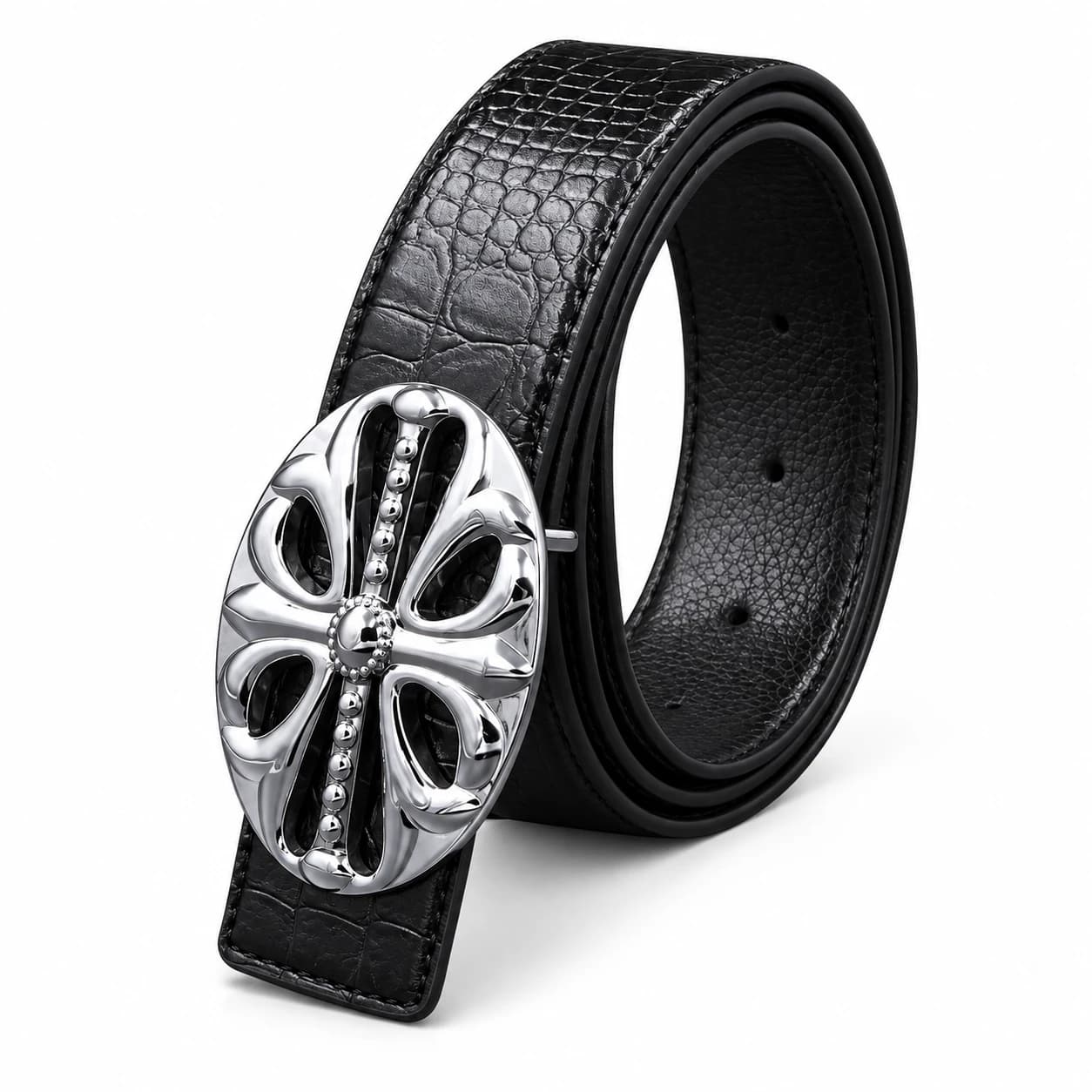 Cross Leather Belt