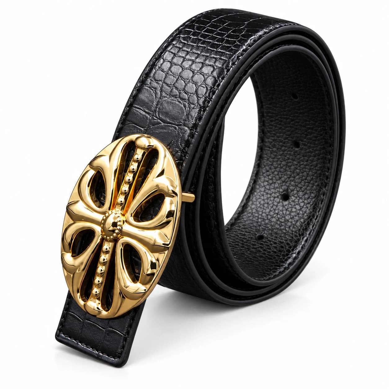 Cross Leather Belt — view 6