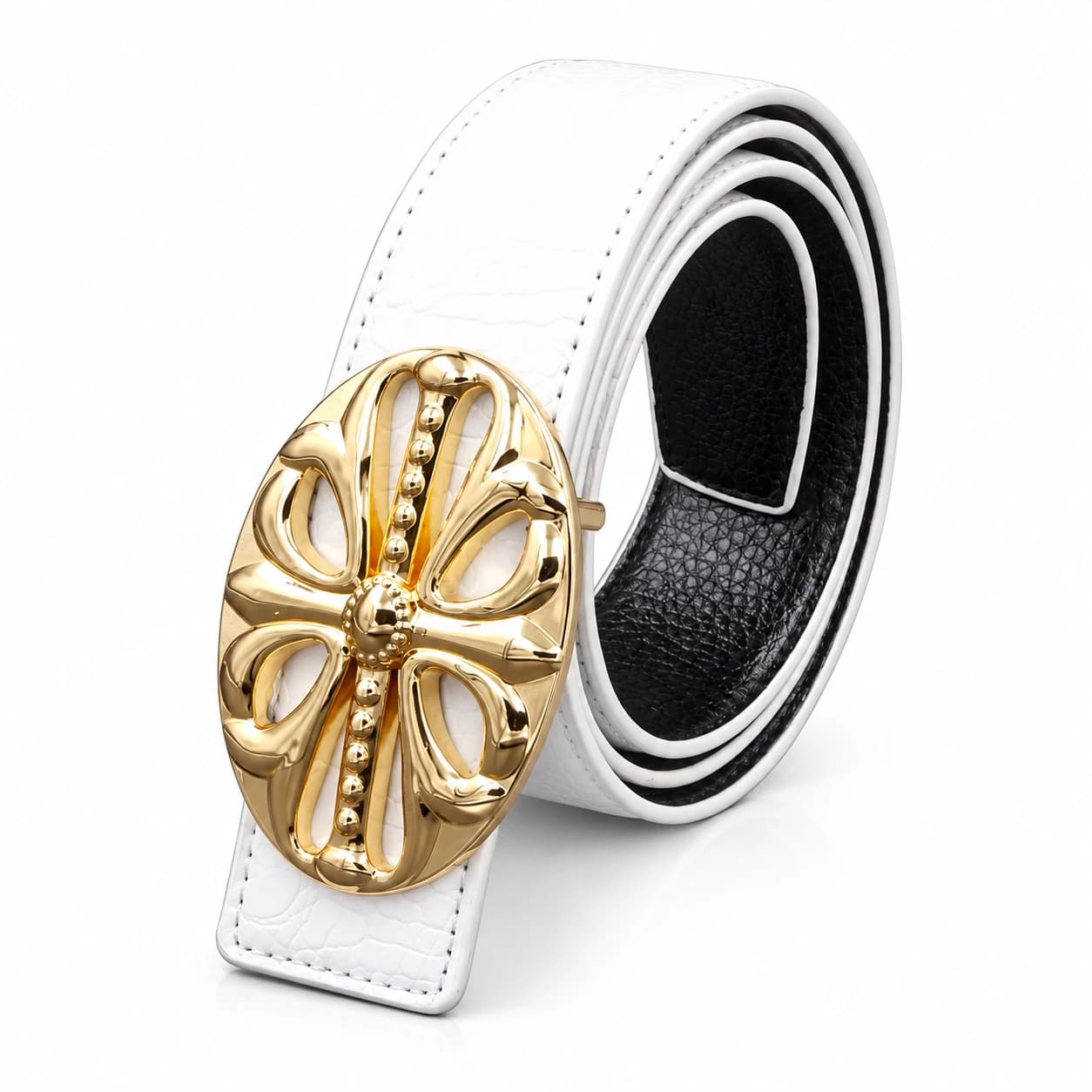Cross Leather Belt — view 7
