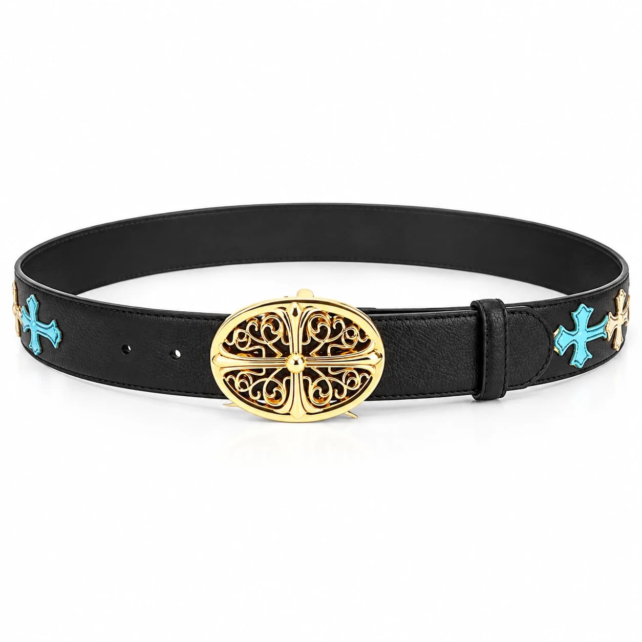 Cross Leather Belt — view 5