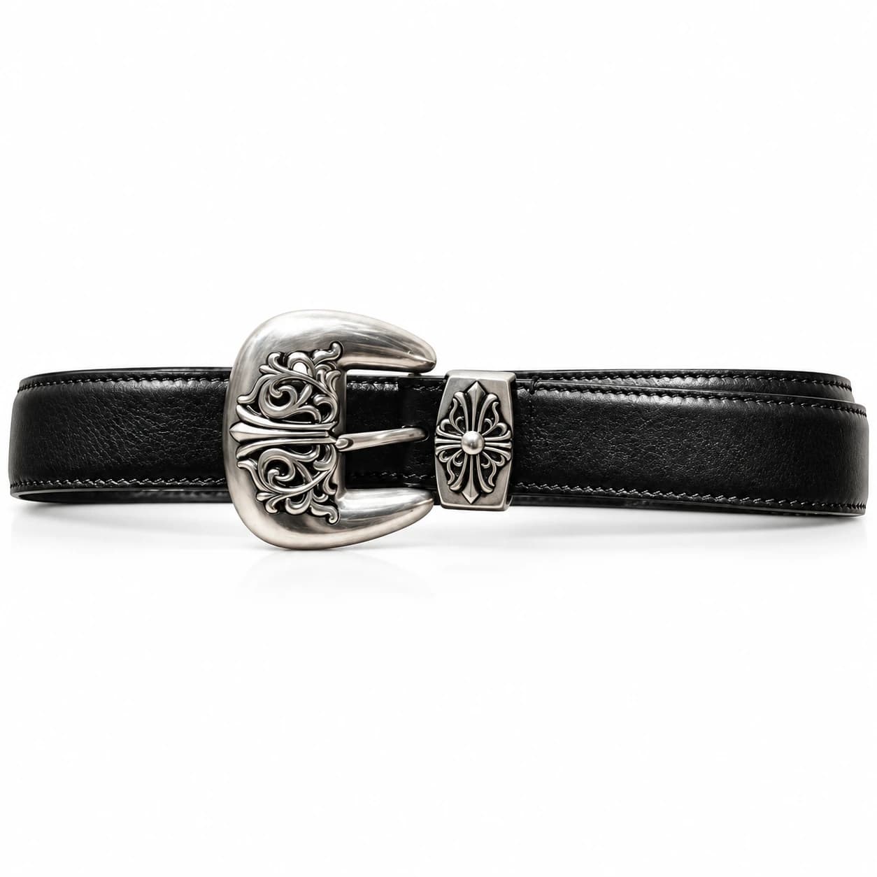 Cross Leather Belt