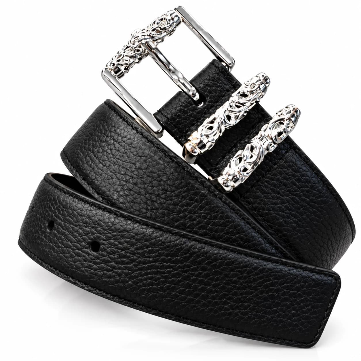 Cross Leather Belt — view 5