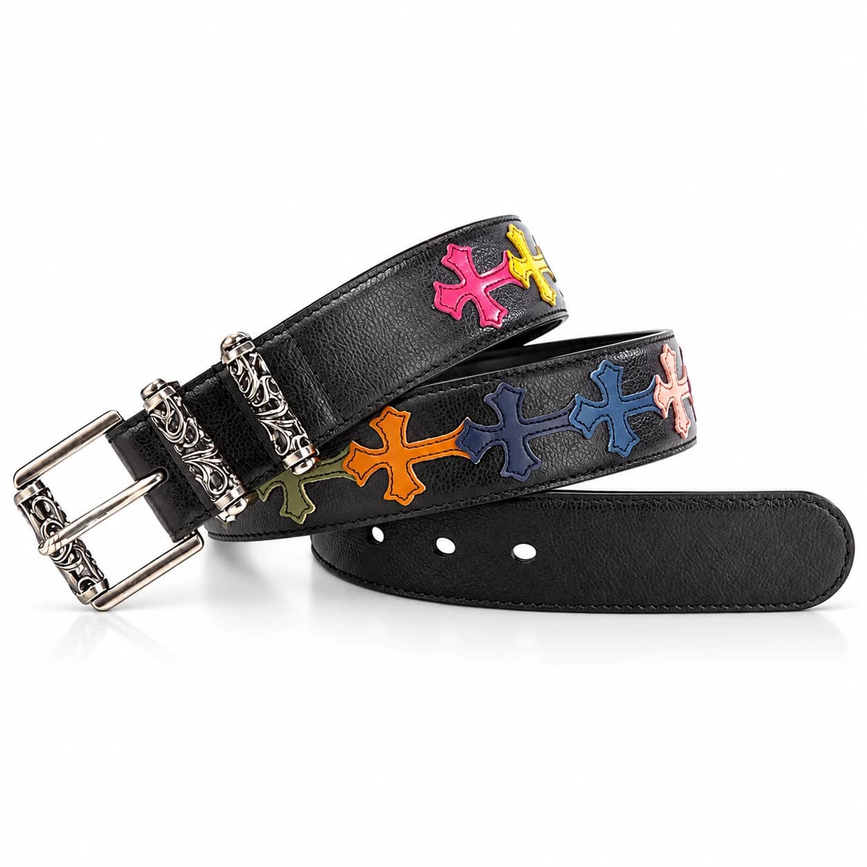 Cross Leather Belt — view 3