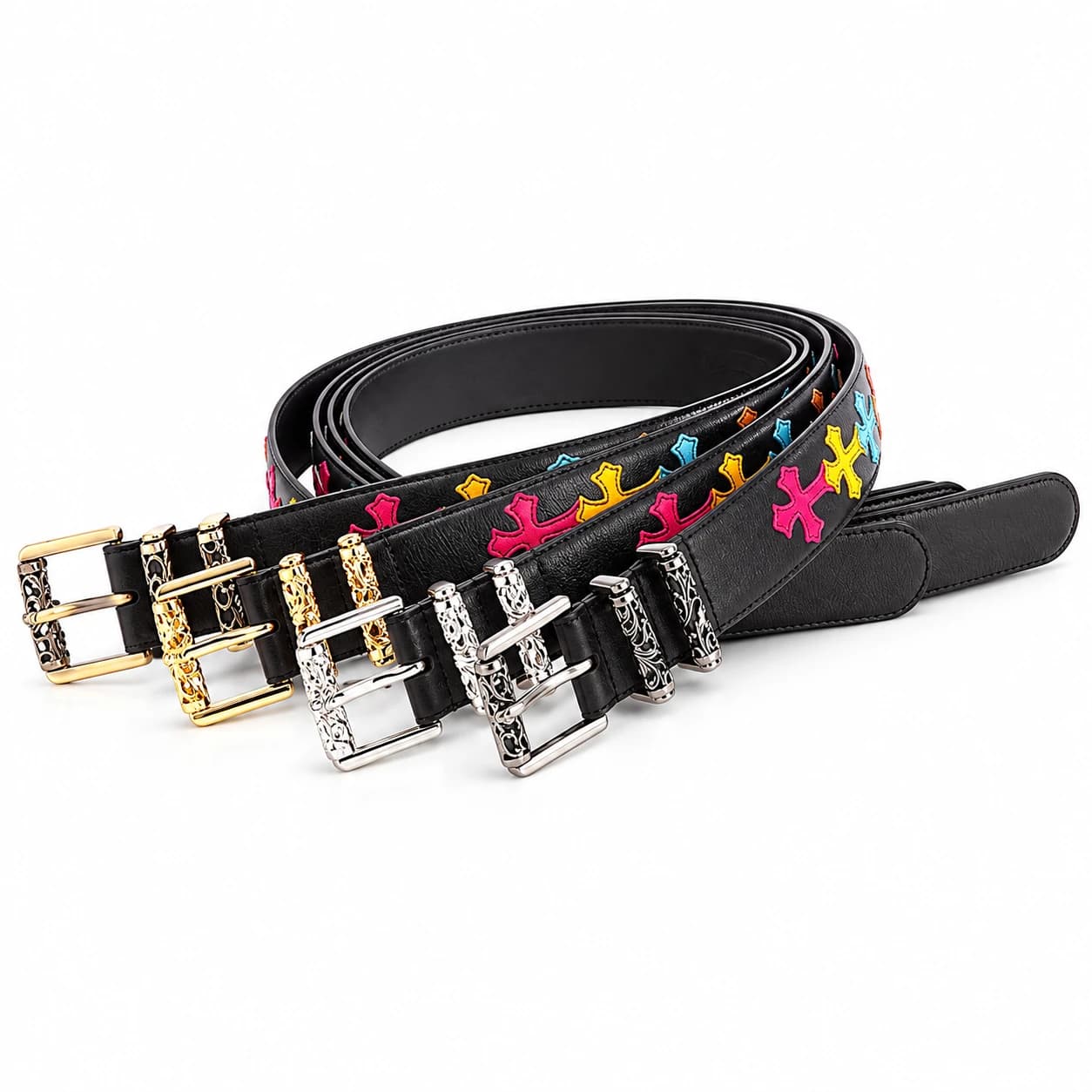 Cross Leather Belt — view 4