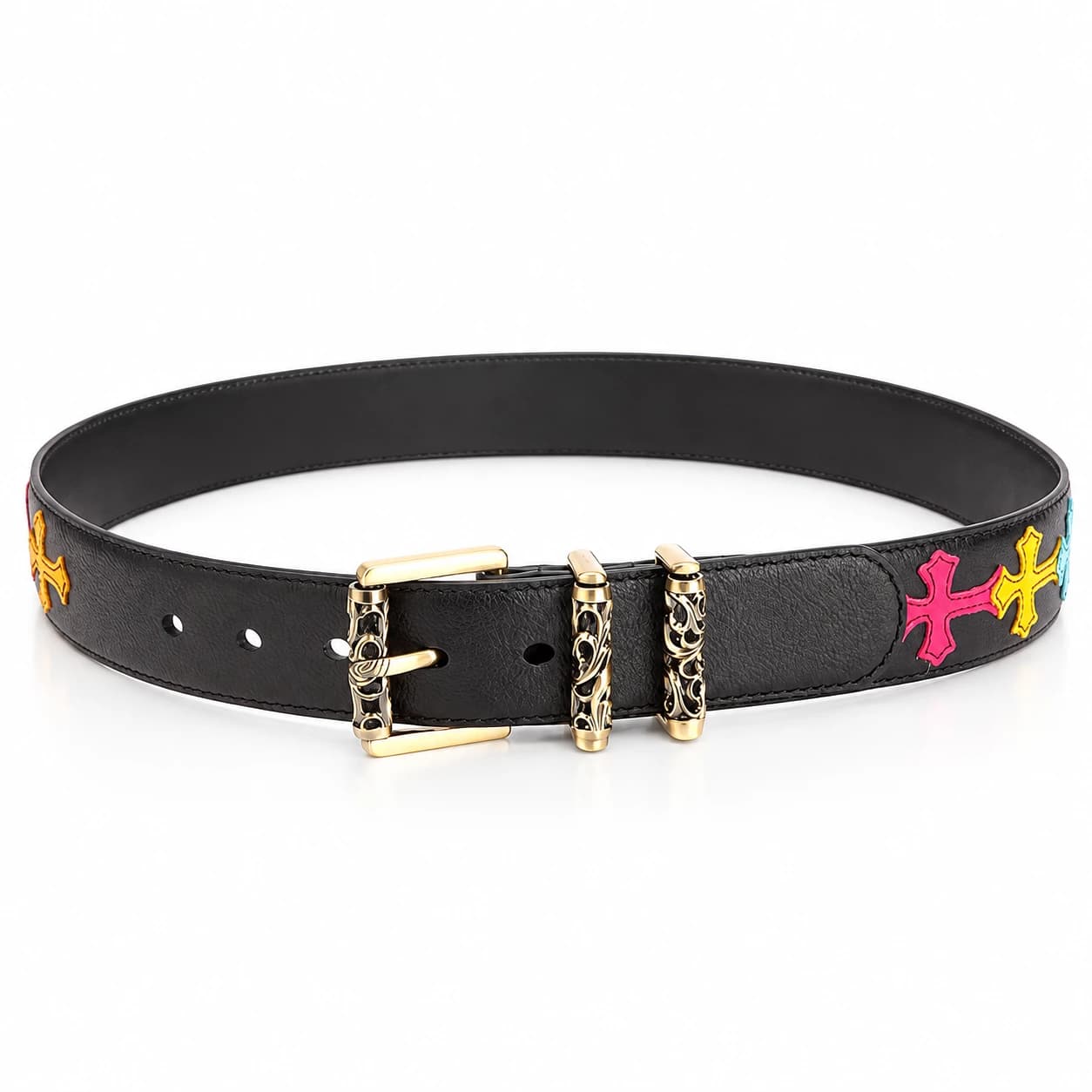 Cross Leather Belt — view 8
