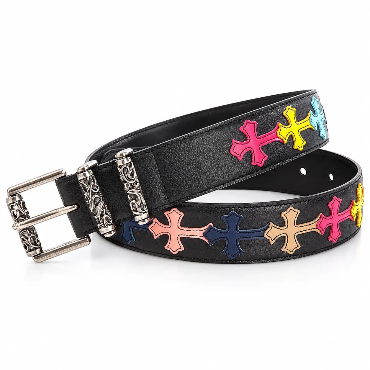 Cross Leather Belt — view 9