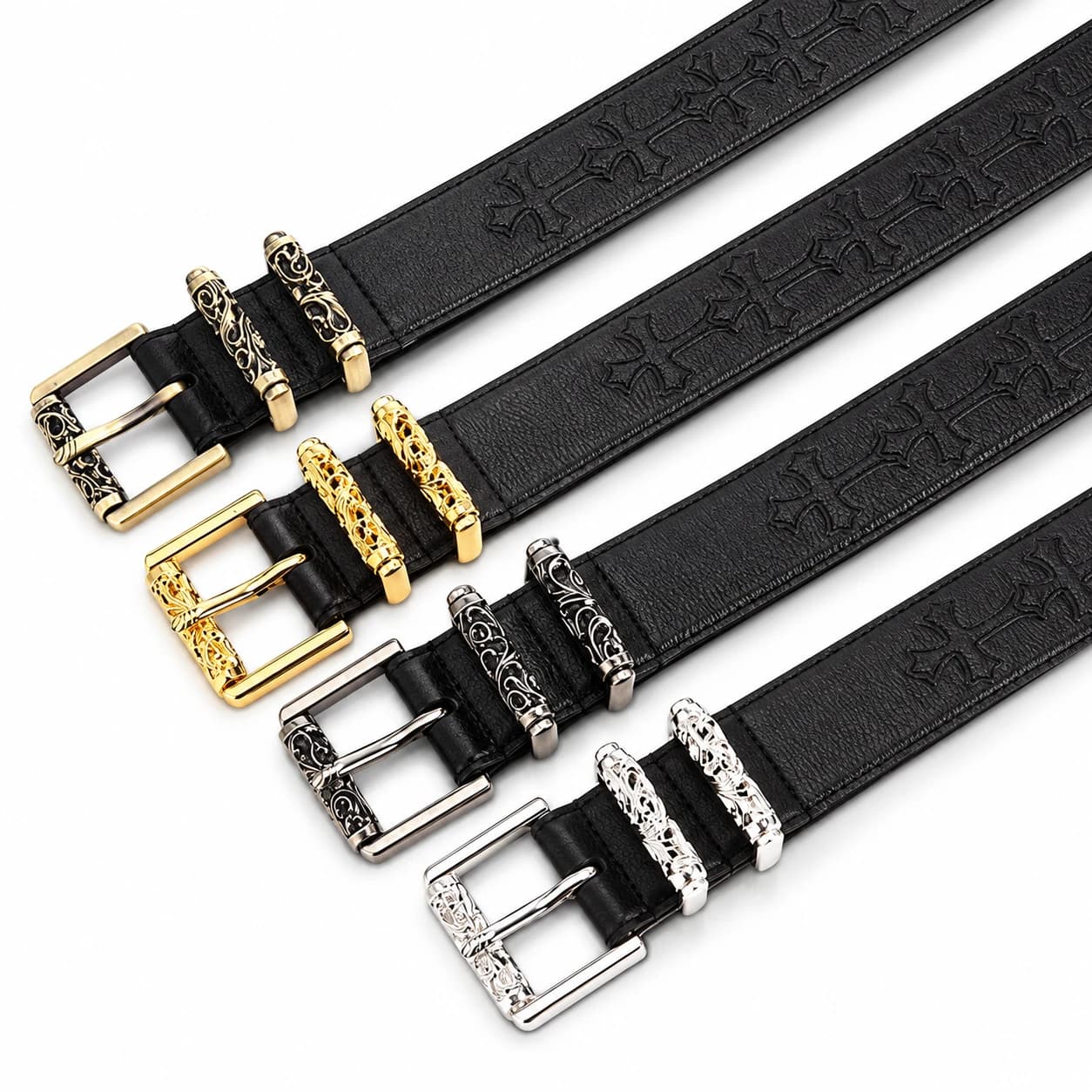 Cross Leather Belt