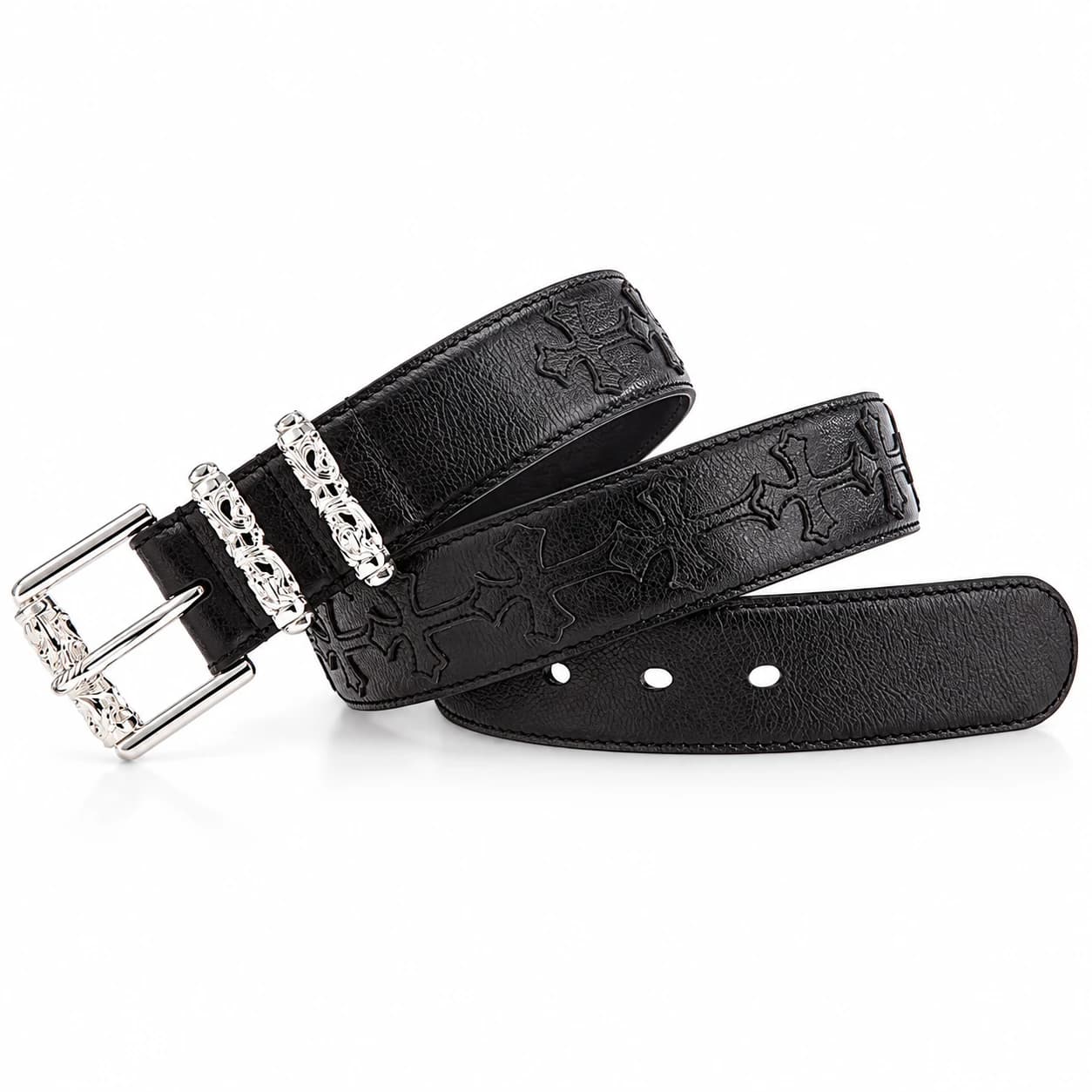 Cross Leather Belt — view 4