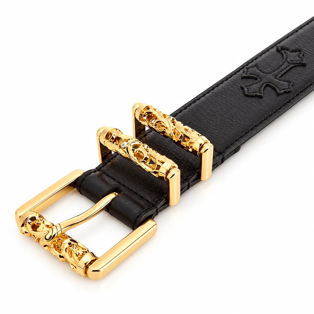 Cross Leather Belt — view 5