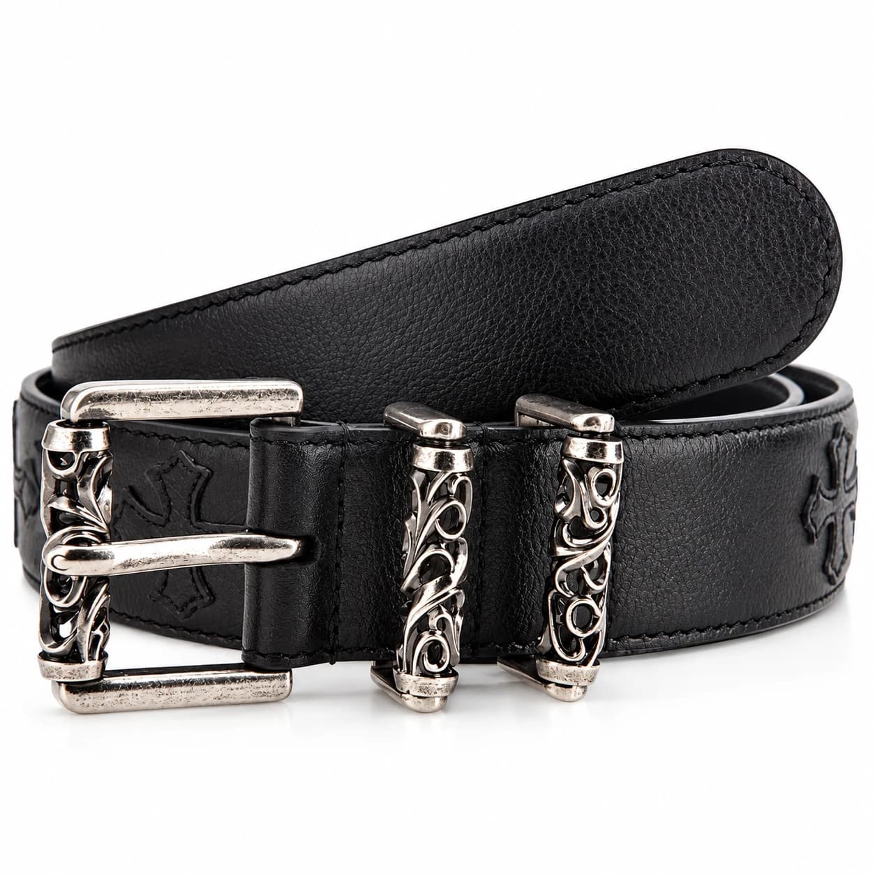 Cross Leather Belt — view 10