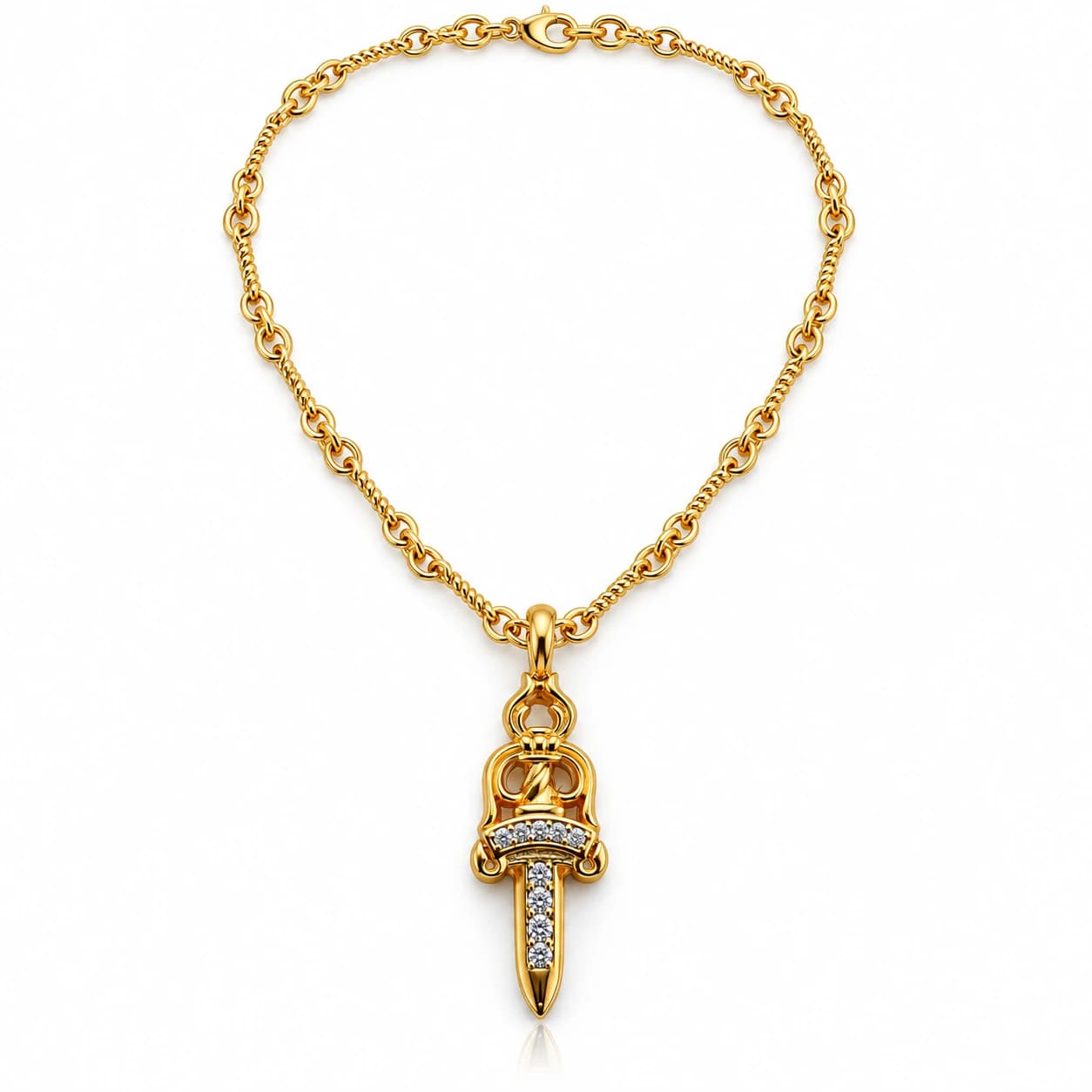 Sword Pendant Necklace — view 3