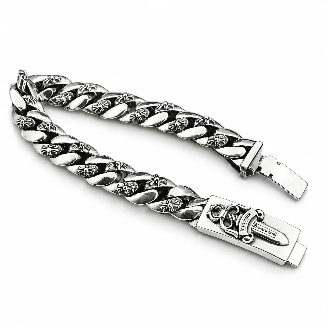 Gothic Cross Bracelet