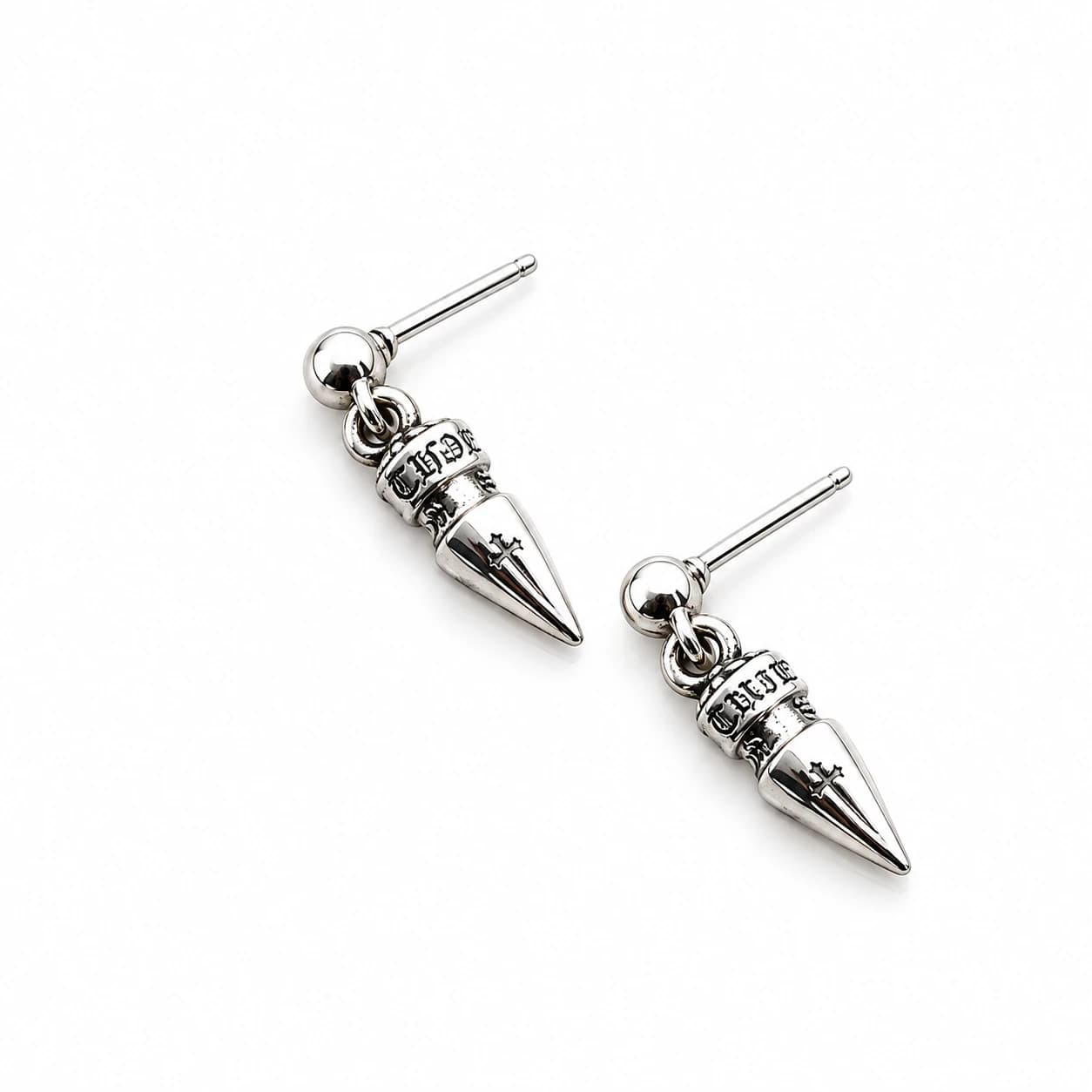 Cross Drop Earrings — view 3