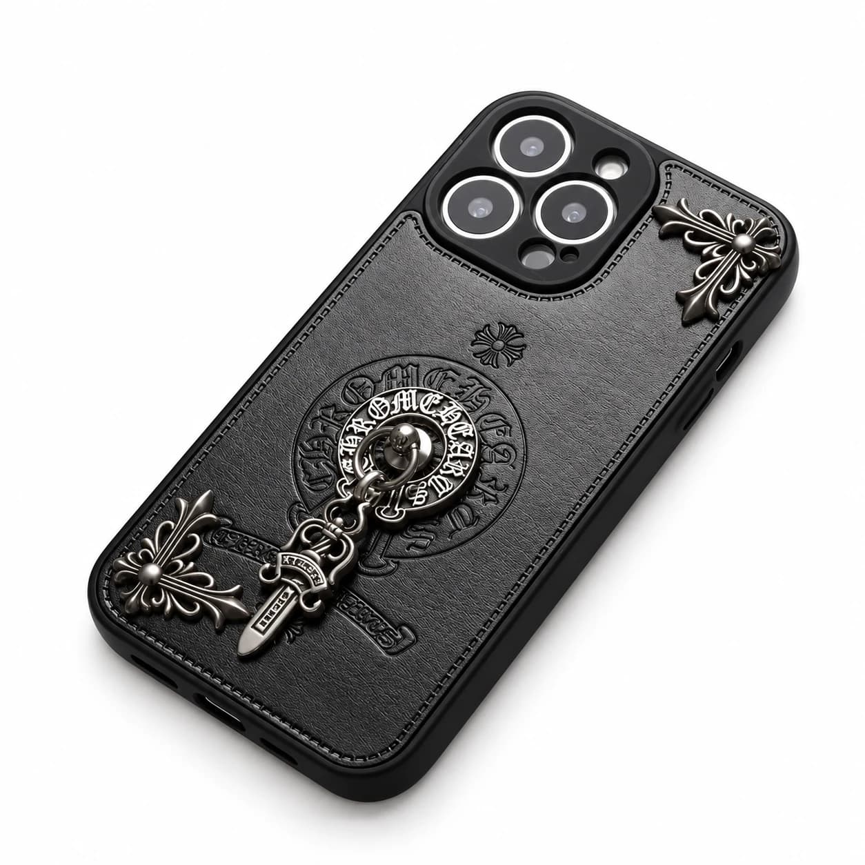 Leather Cross iPhone Case