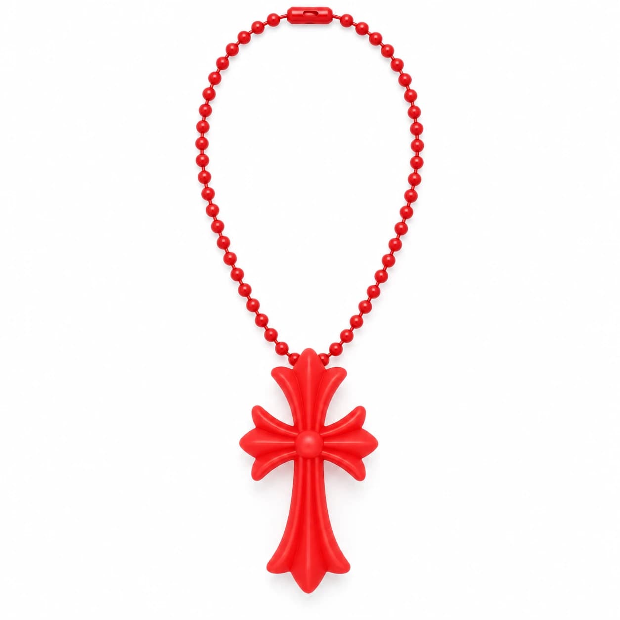 Silichrome Cross Necklace — view 5