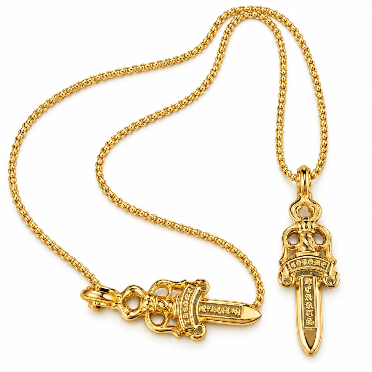 Sword Pendant Necklace — view 7